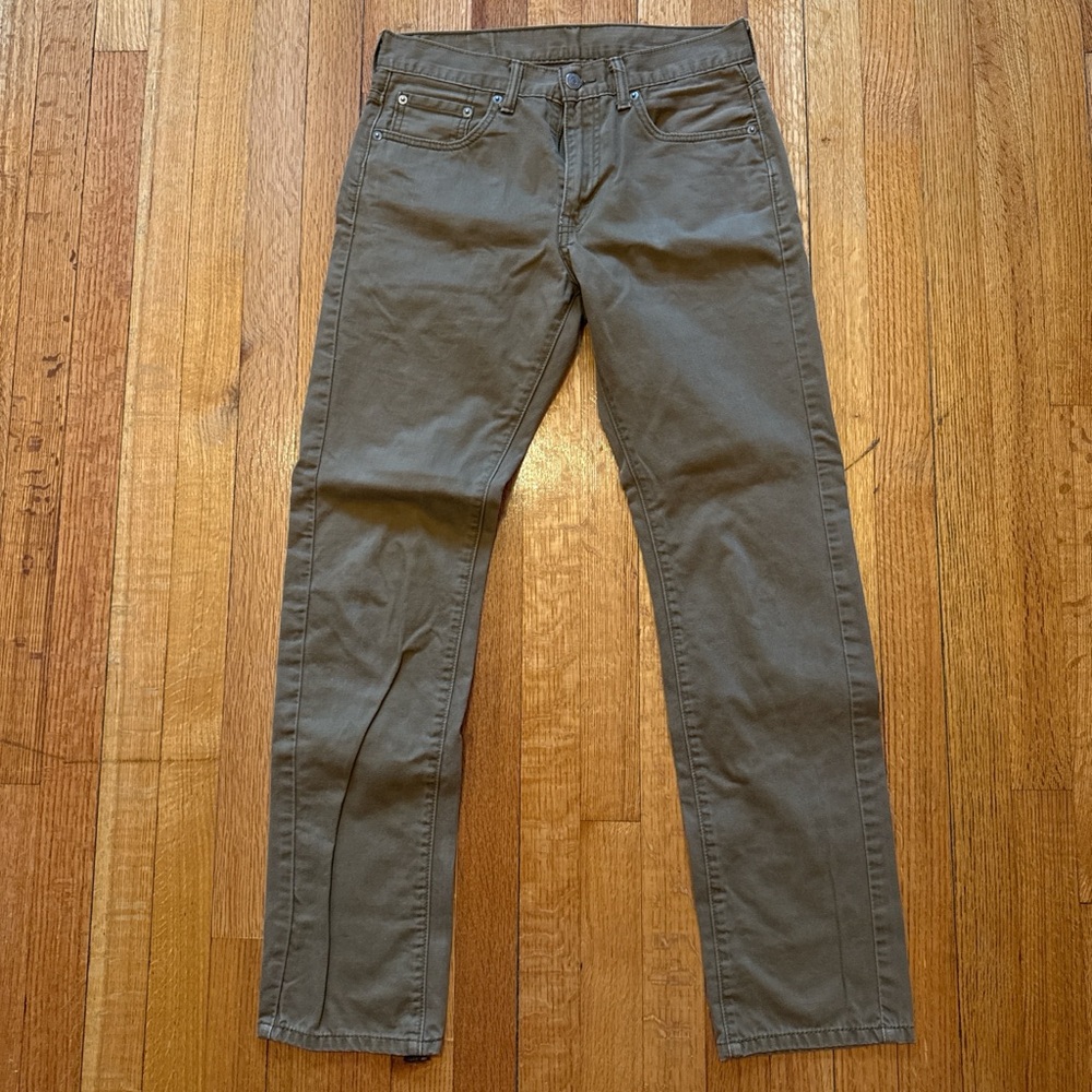 Levi's 513 Men's Khaki Straight Jeans
